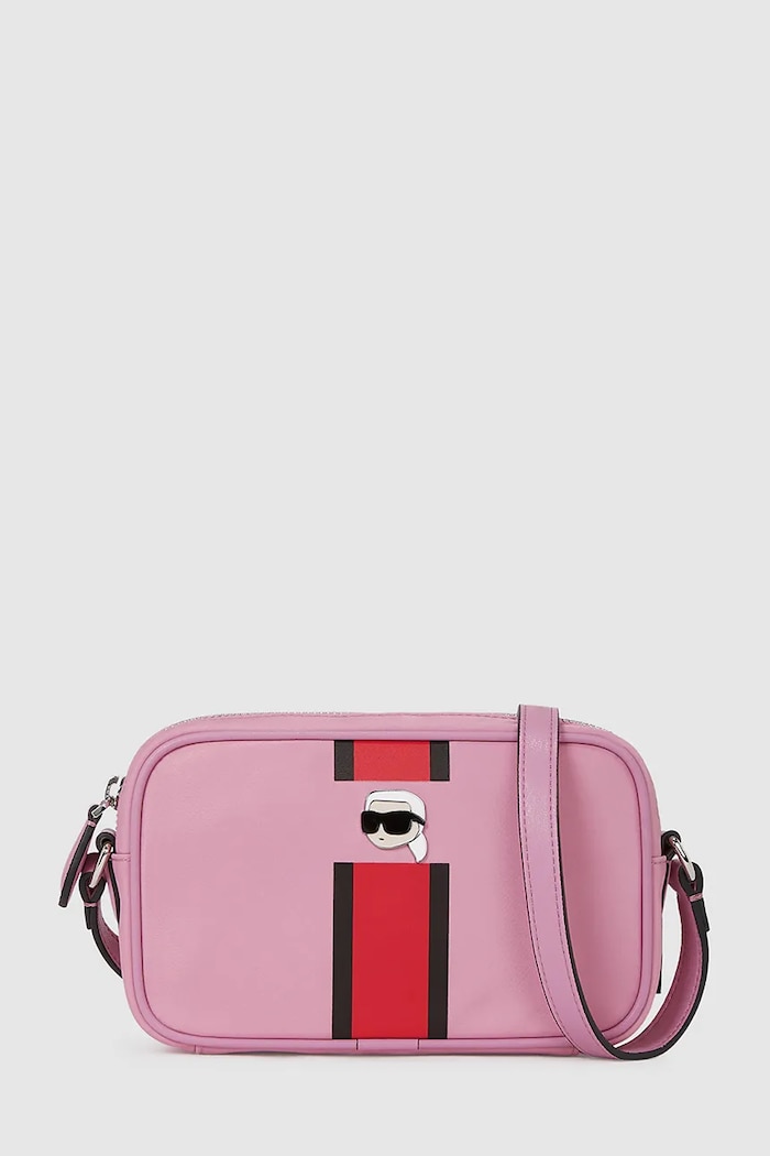 Karl Lagerfeld poșetă IKON nu incape in A4 roz A4W30287
