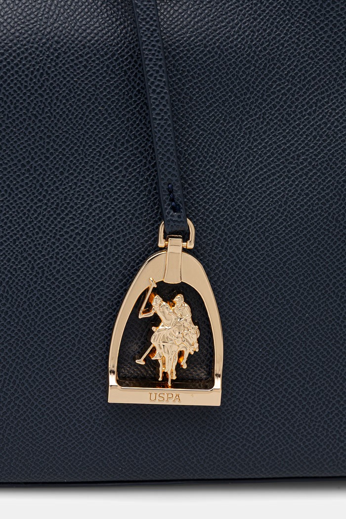 U.S. Polo Assn. tote torba ženska iz umetnega usnja Jones mornarsko modra BEUJE8662WVP