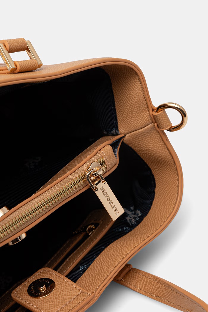 U.S. Polo Assn. torebka tote damska z imitacji skóry Jones BEUJE8662WVP brązowy