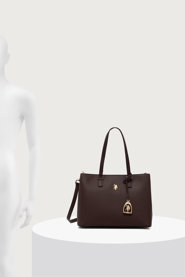U.S. Polo Assn. Torebka tote damska z imitacji skóry Jones BEUJE8662WVP