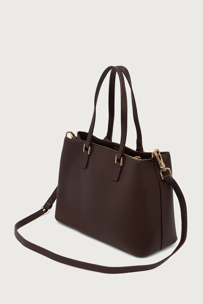 Akcesoria U.S. Polo Assn. Torebka tote damska z imitacji skóry Jones BEUJE8662WVP brązowy