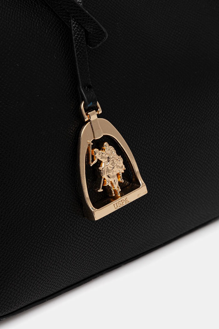 Akcesoria U.S. Polo Assn. torebka tote damska z imitacji skóry Jones BEUJE8662WVP czarny
