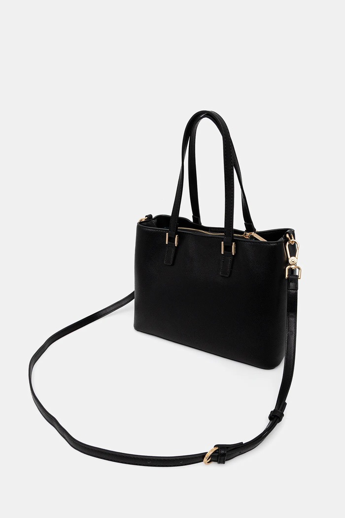 U.S. Polo Assn. torebka tote damska z imitacji skóry Jones czarny BEUJE8662WVP