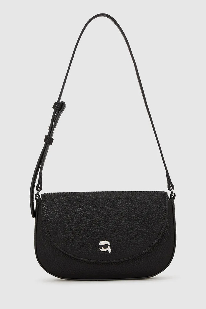 Karl Lagerfeld torebka IKON aplikacja czarny A4W32001