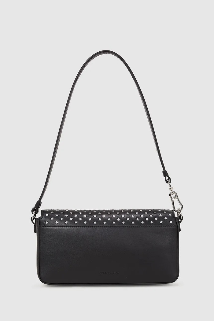 Karl Lagerfeld poșetă de piele A4W30083 negru AA00