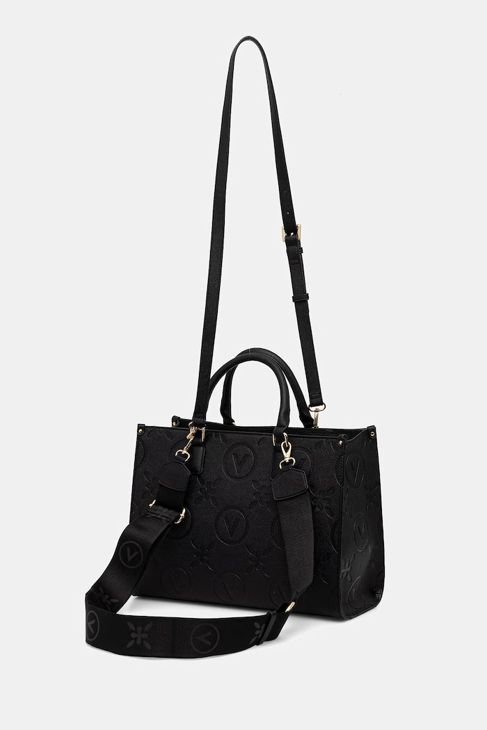 Accesorii Valentino Bags geantă shopper pentru femei, cu imitație de piele SAMBA RE VBS8ZG05 negru