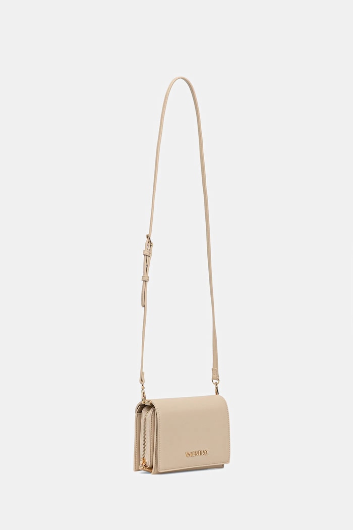 Valentino Bags torebka crossbody damska z imitacji skóry EMBER VBS9IE17 beżowy AA00