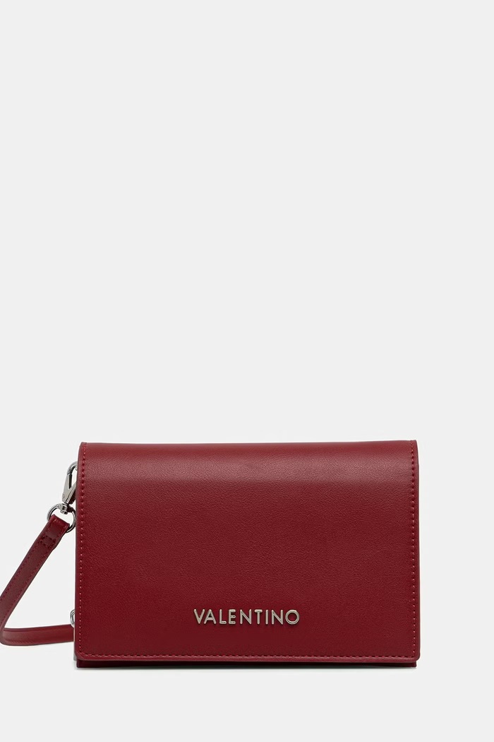 Valentino Bags torebka crossbody damska z imitacji skóry EMBER bordowy VBS9IE17