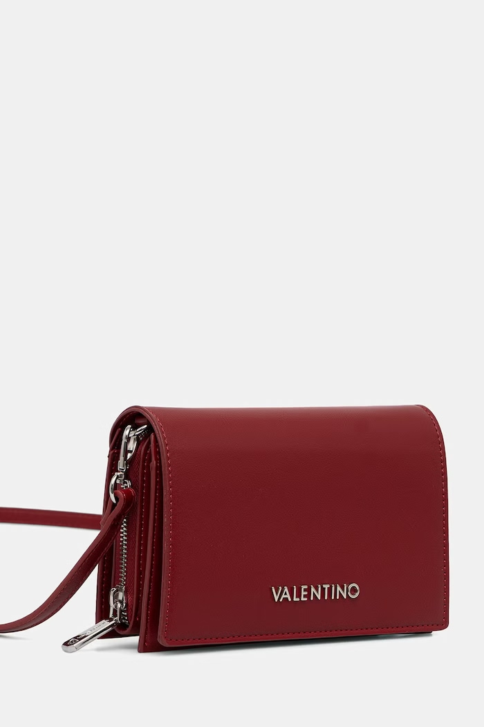 Valentino Bags torebka crossbody damska z imitacji skóry EMBER VBS9IE17 bordowy AA00
