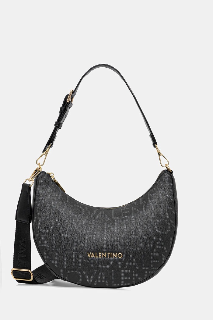 Kabelka Valentino Bags REGINA RE imitácia kože čierna VBS9IS07