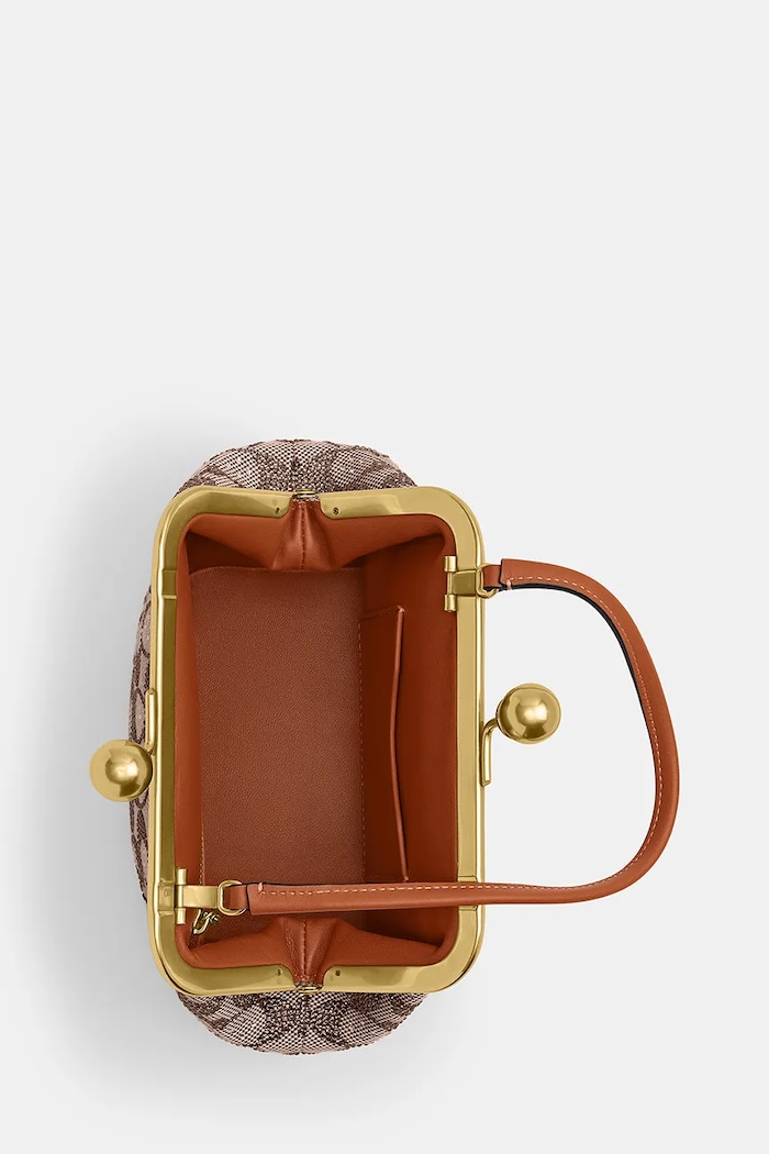 Torba Coach Kisslock Frame Bag CCC53 bež