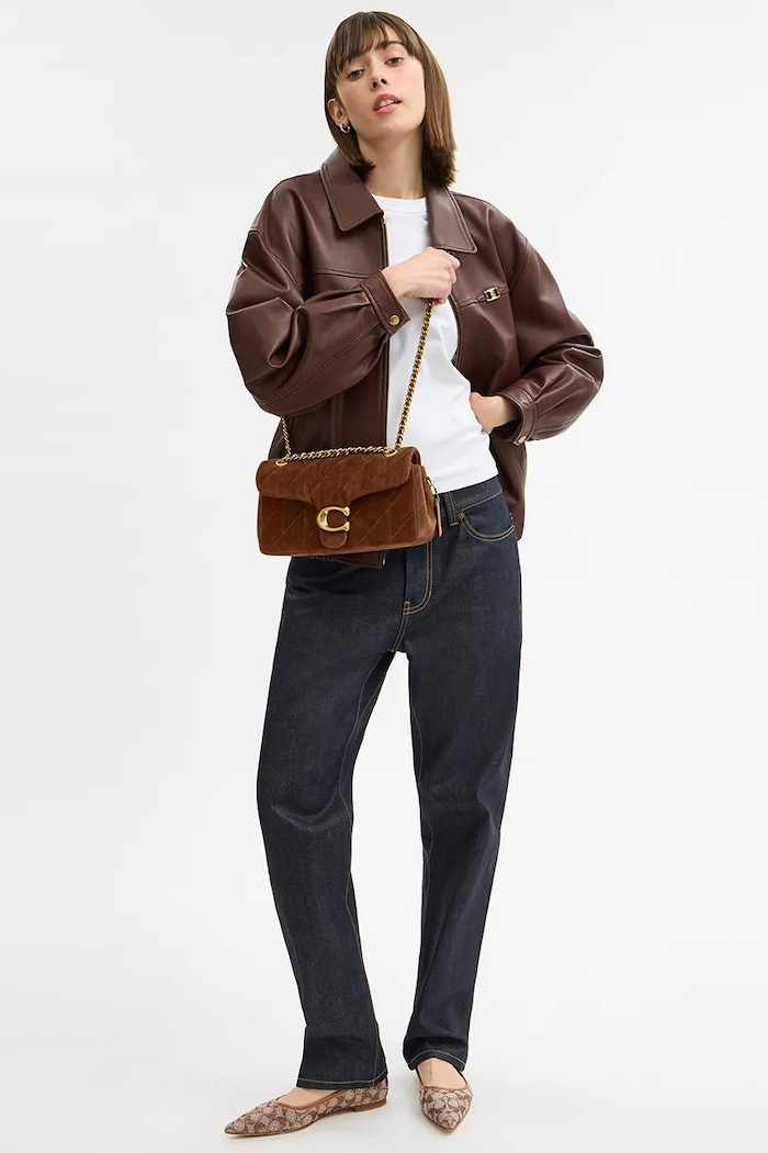 Coach borsa in pelle scamosciata Tabby 26 CCK49