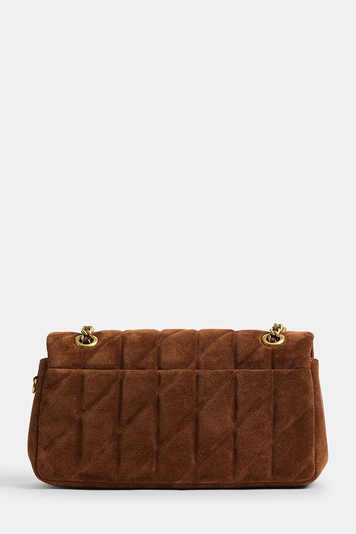 Coach borsa in pelle scamosciata Tabby 26 CCK49 marrone AA00