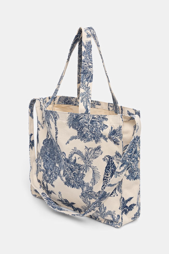 Akcesoria MC2 Saint Barth torebka shopper damska EBAGN007 beżowy