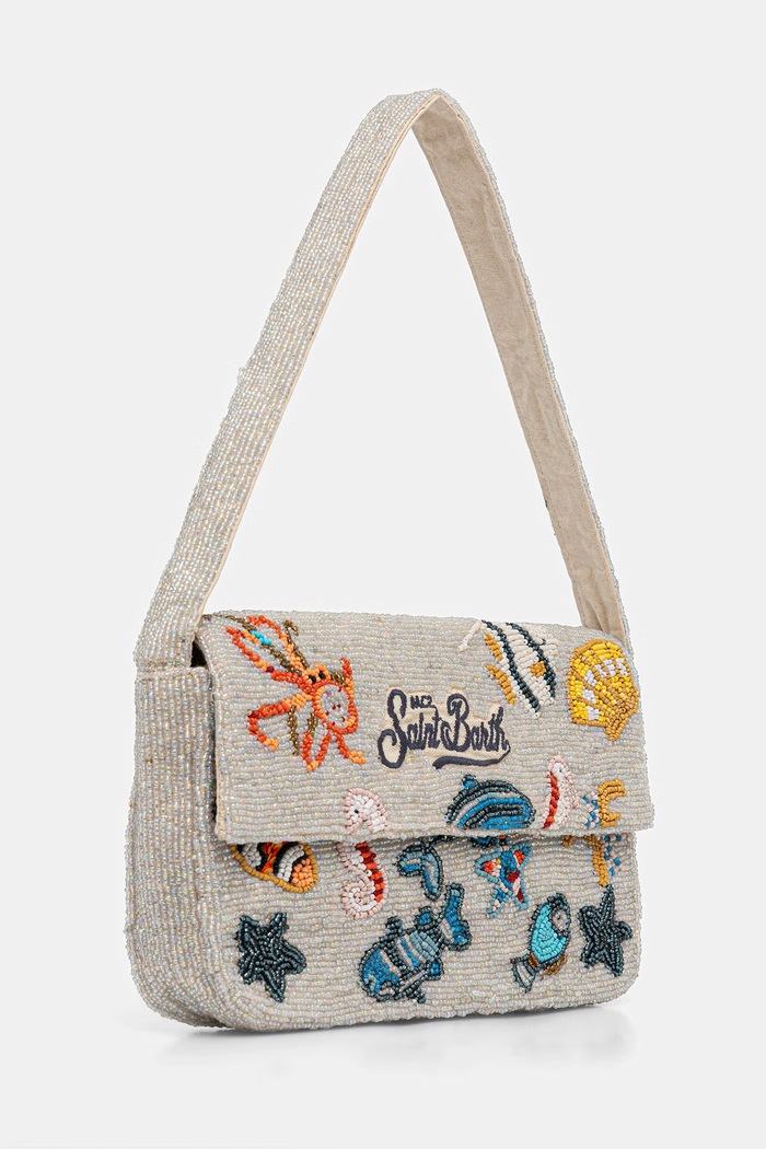 MC2 Saint Barth torebka shopper damska PERL003 beżowy AA00