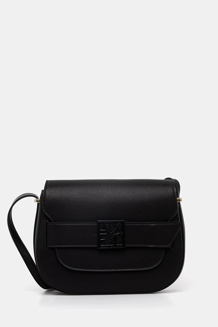 Kabelka Armani Exchange nášivka čierna XW002588.AF13672.NOS