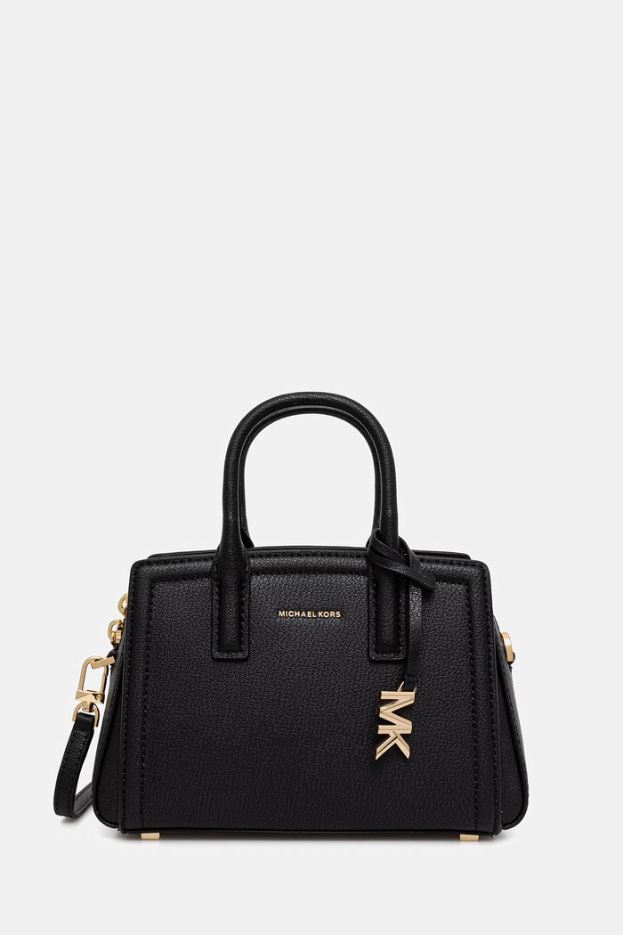 MICHAEL Michael Kors poșetă de piele uni negru 32F5G9IC0L