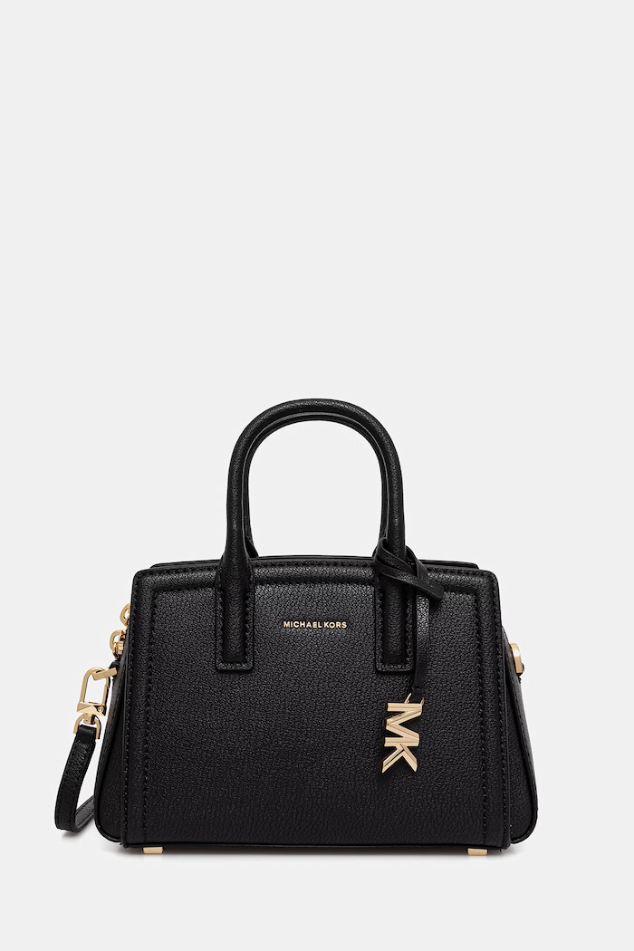 MICHAEL Michael Kors poșetă de piele uni negru 32F5G9IC0L
