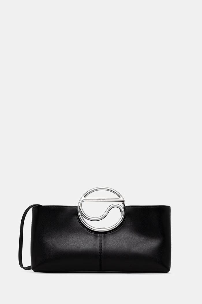 Coperni C Clutch kabelka do ruky dámska kožená čierna COPBA135F6083