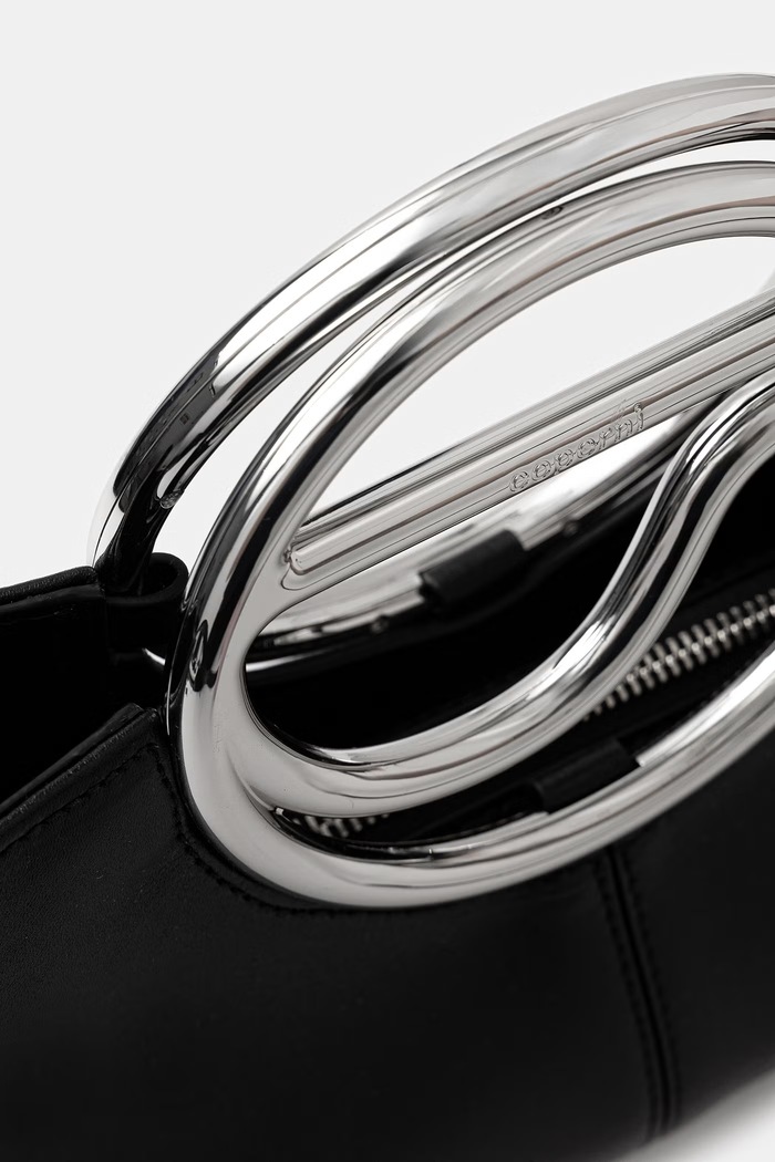 Coperni C Clutch kabelka do ruky dámska kožená COPBA135F6083 čierna