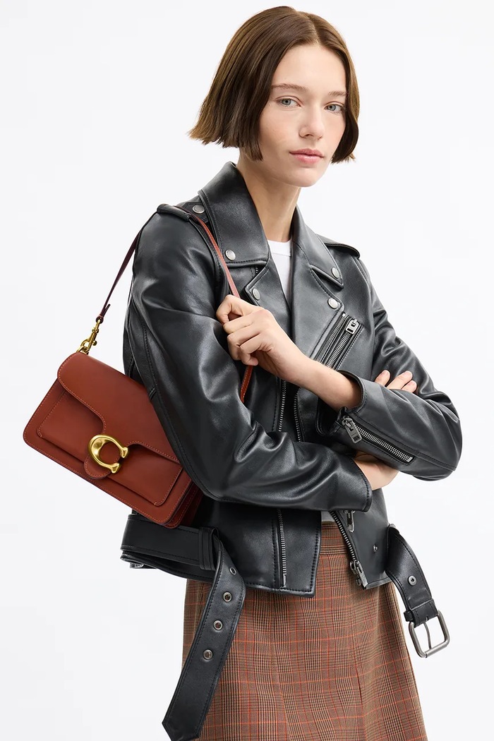 Coach чанта crossbody дамска от кожа Tabby 26 in Soft Grain Leather CCX04
