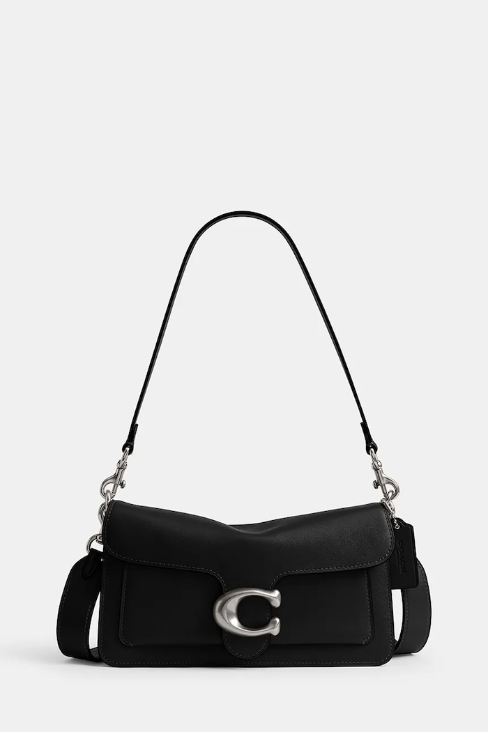 Coach torebka crossbody damska skórzana Tabby 26 in Soft Grain Leather czarny CCX04