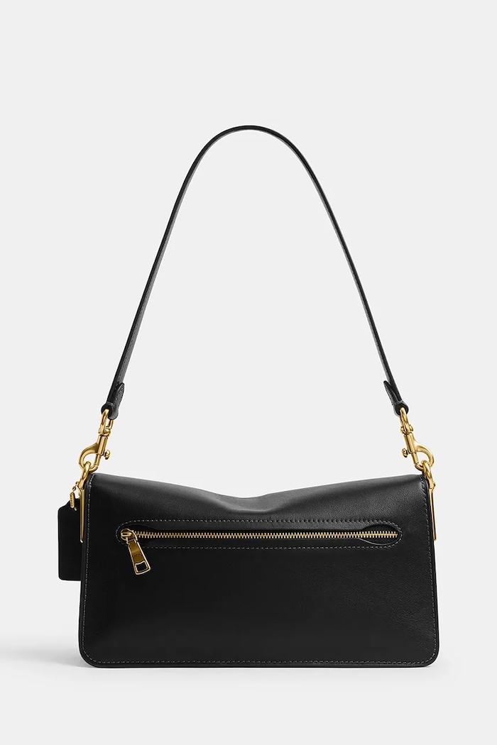 Akcesoria Coach torebka crossbody damska skórzana Tabby 26 in Soft Grain Leather CCX04 czarny