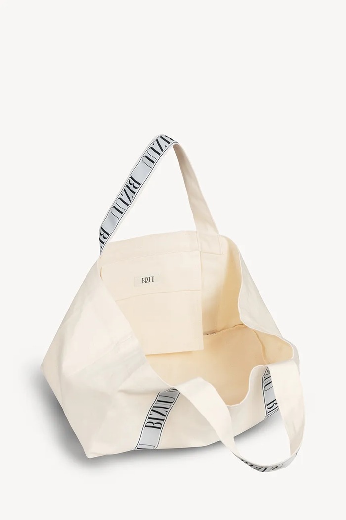 BIZUU shopper női pamut BAGO fehér BAGO.BIALY