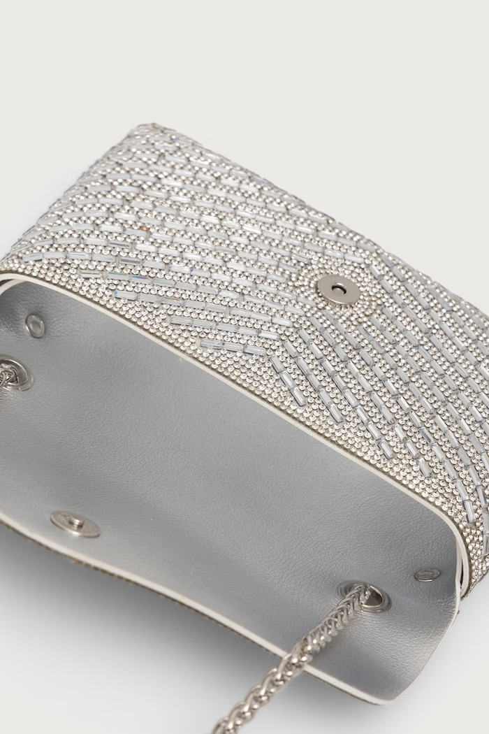 Crossbody kabelka dámska SPARKLEBAG Aldo strieborná SPARKLEBAG.048