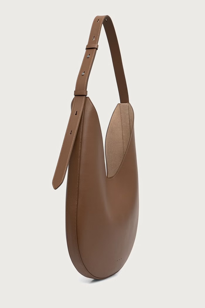 AESTHER EKME Hobo чанта тип хобо дамска от кожа 06COHO100 кафяв AA00