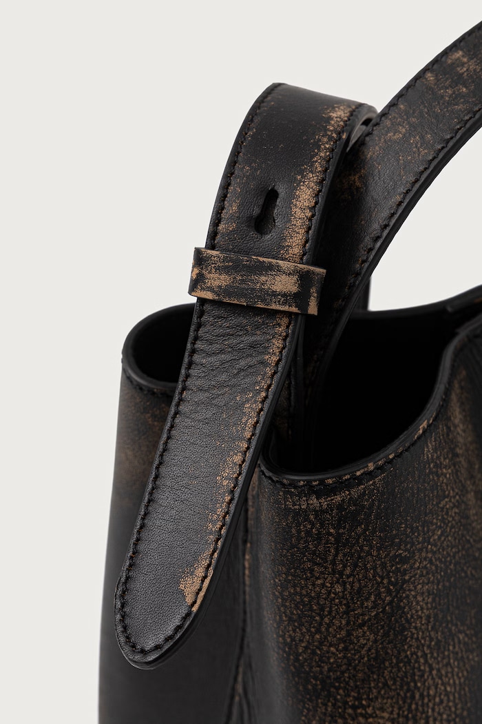 Mini Sac torebka crossbody damska skórzana AESTHER EKME 06COMSC100 czarny