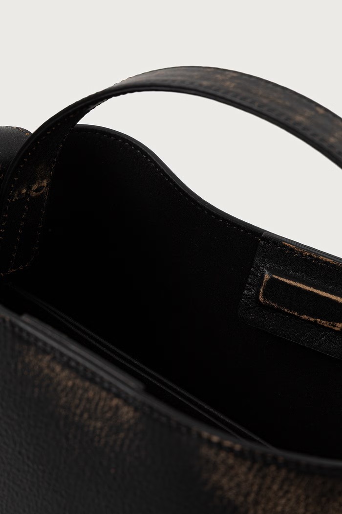 Mini Sac torebka crossbody damska skórzana AESTHER EKME czarny 06COMSC100