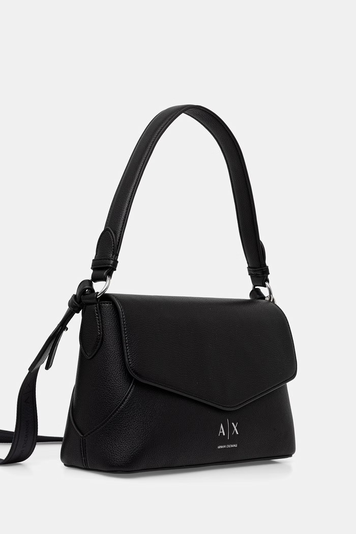 Armani Exchange чанта crossbody дамска от имитация на кожа XW003145.AF26569.NOS черен AA00