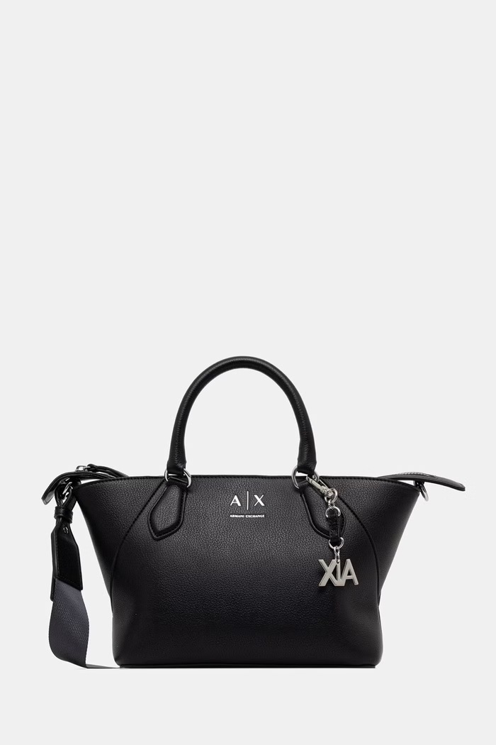 Armani Exchange borsa a tracollo da donna in similpelle nero XW003143.AF26569.NOS
