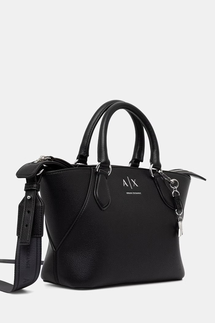 Armani Exchange borsa a tracollo da donna in similpelle XW003143.AF26569.NOS nero AA00
