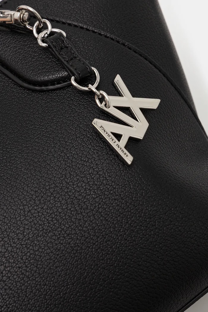Armani Exchange borsa a tracollo da donna in similpelle nero XW003143.AF26569.NOS