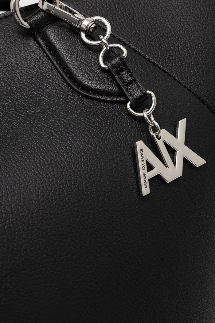 Armani Exchange tote torba za žene od imitacije kože crna XW003142.AF26569.NOS