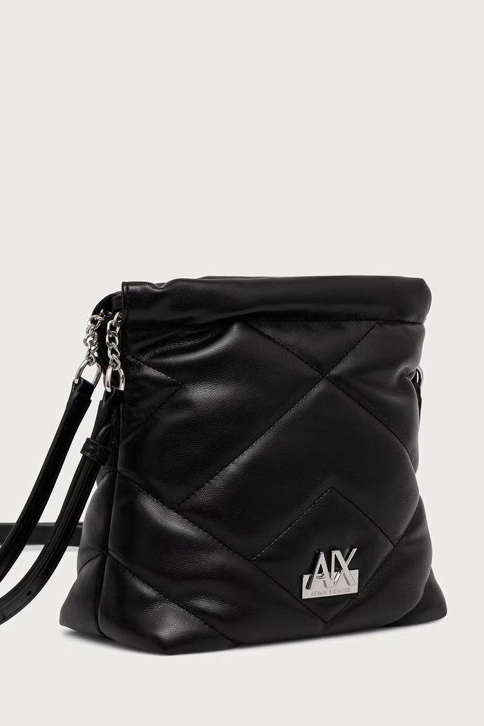 Armani Exchange Borsa a tracollo da donna in similpelle XW003018.AF26568.NOS nero AA00