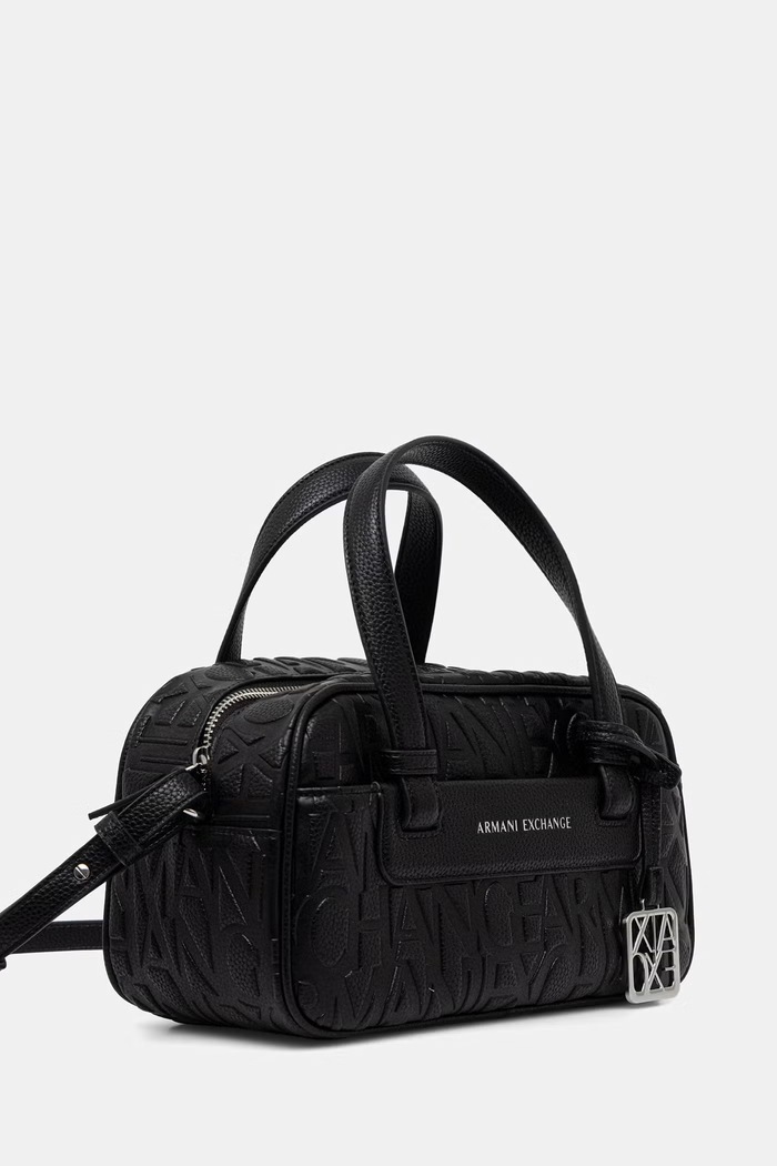 Armani Exchange crossbody torba za žene od imitacije kože XW002984.AF15774.NOS crna AA00