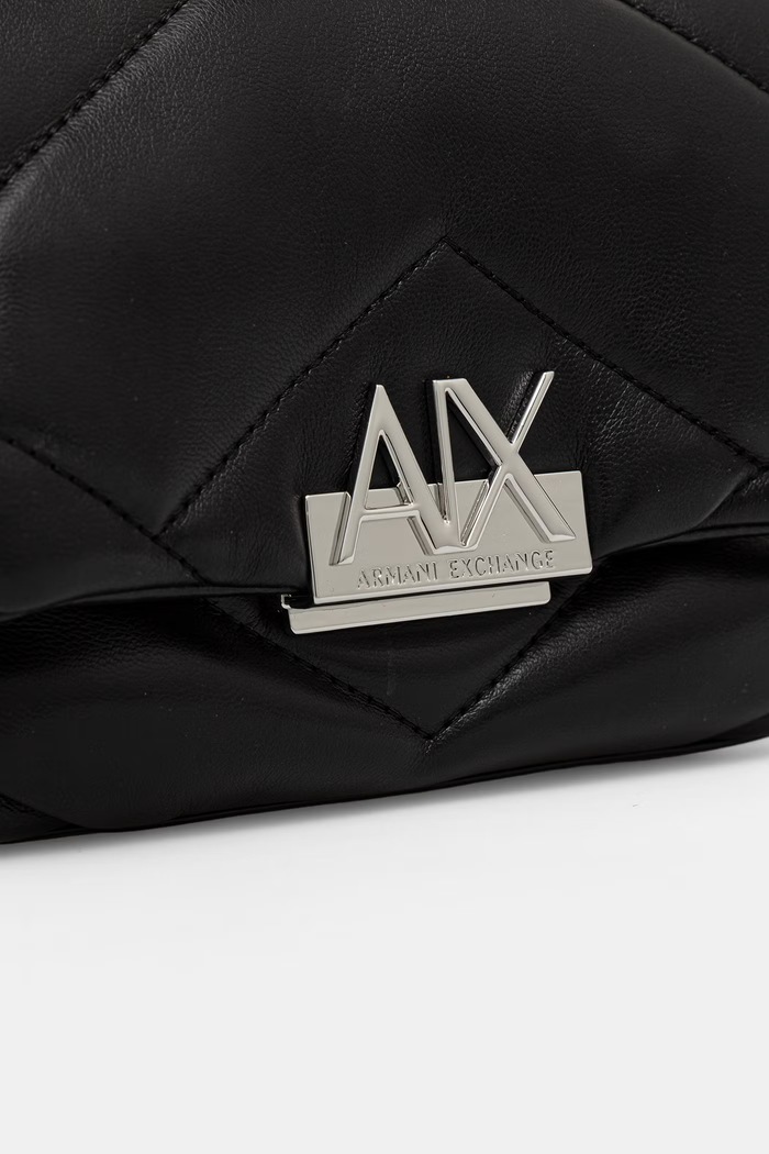 Armani Exchange borsa a tracollo da donna in similpelle nero XW000357.AF26568.NOS