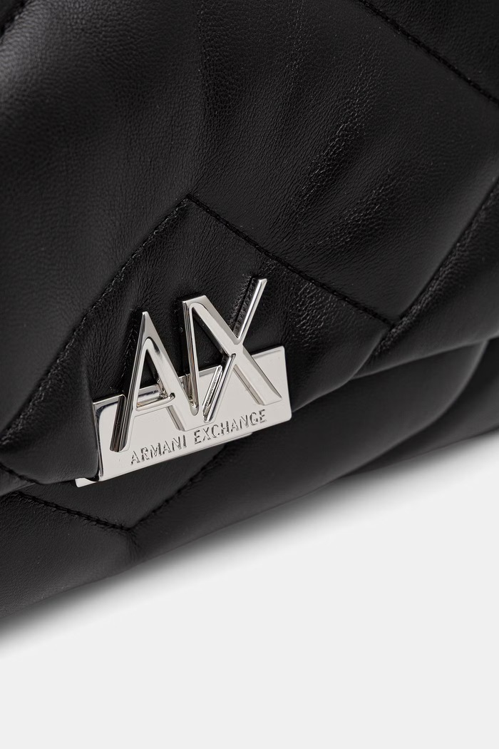 Armani Exchange klasična torbica ženska iz umetnega usnja črna XW000355.AF26568.NOS