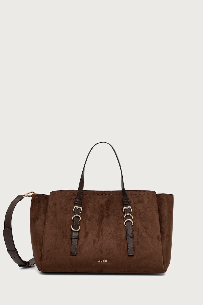 Aldo crossbody torba za žene od imitacije brušene kože MELEAH smeđa MELEAH.200