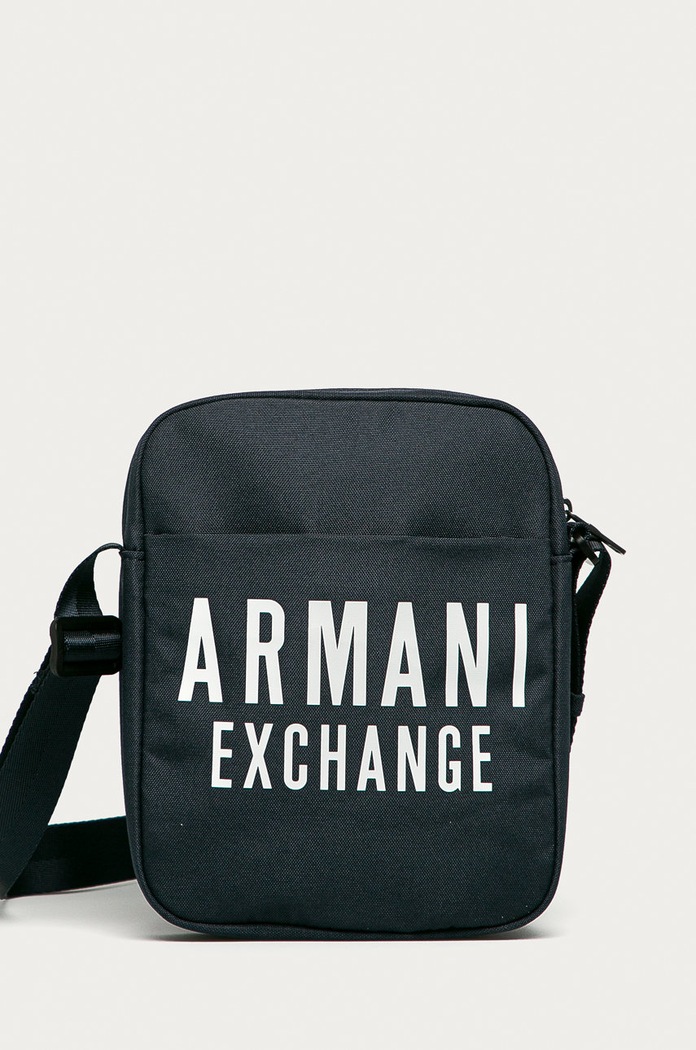 Armani Exchange - Mala torba tekstil mornarsko plava 952337.9A124