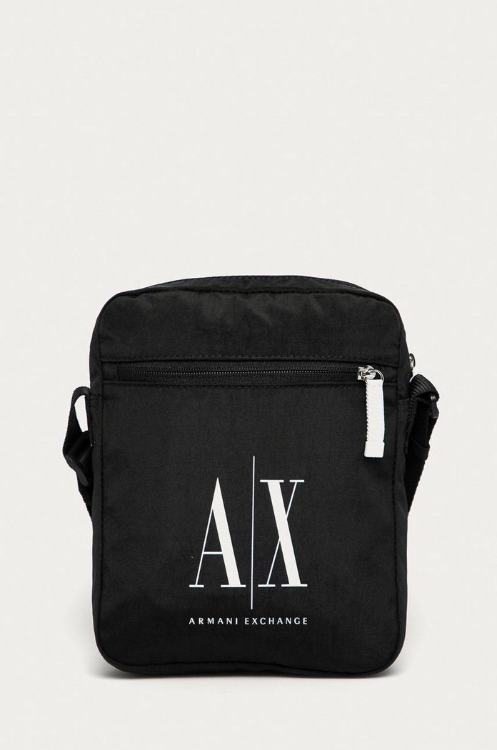 Armani Exchange - Malá taška potlač čierna 952338.CC350