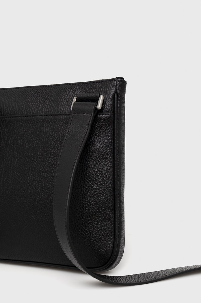 Кожена чанта през рамо Emporio Armani Y4M252.Y068E.NOS черен AA00