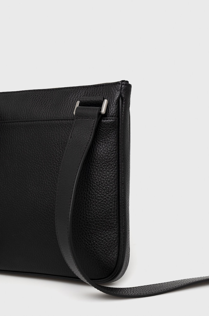 Кожена чанта през рамо Emporio Armani Y4M252.Y068E.NOS черен AA00