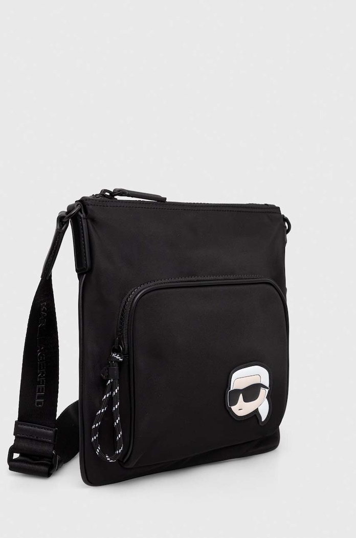 Torbica za okoli pasu Karl Lagerfeld 240M3116 črna AA00