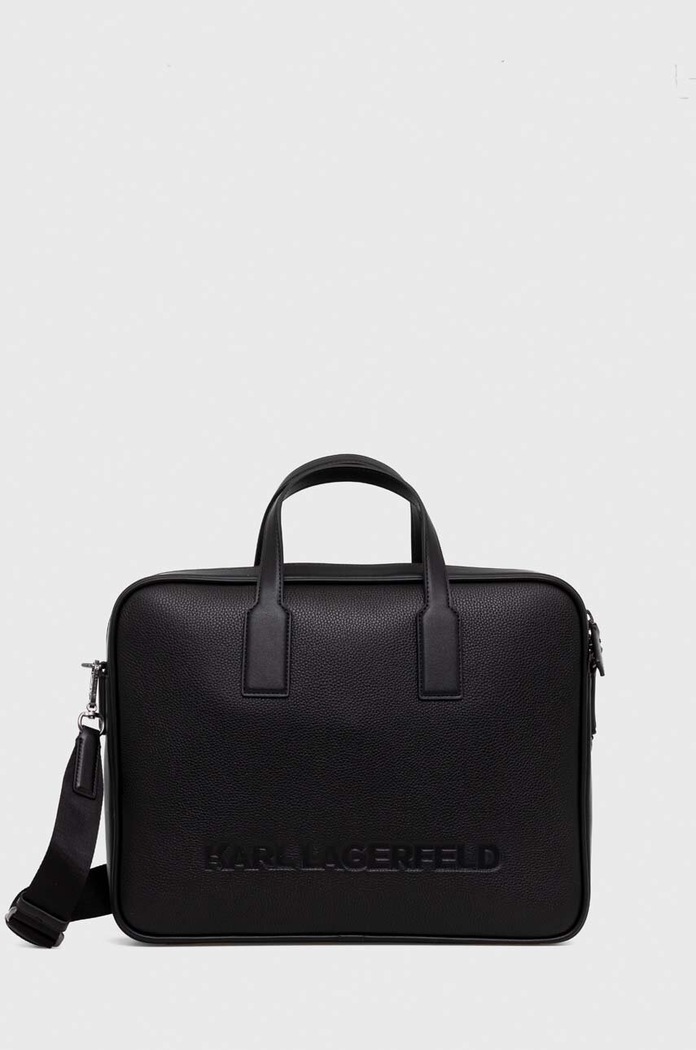 Karl Lagerfeld torba K/ESSENTIAL skóra licowa czarny 241M3058