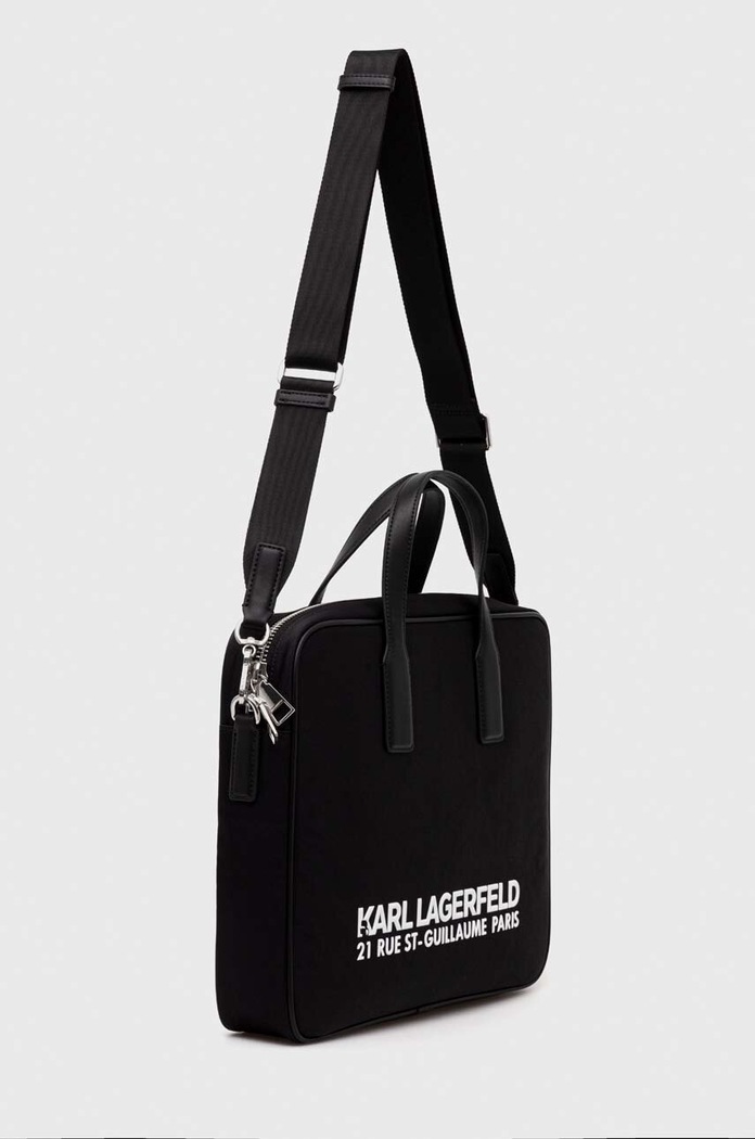 Karl Lagerfeld táska 36 x 28 x 7 cm 241M3053 fekete AA00
