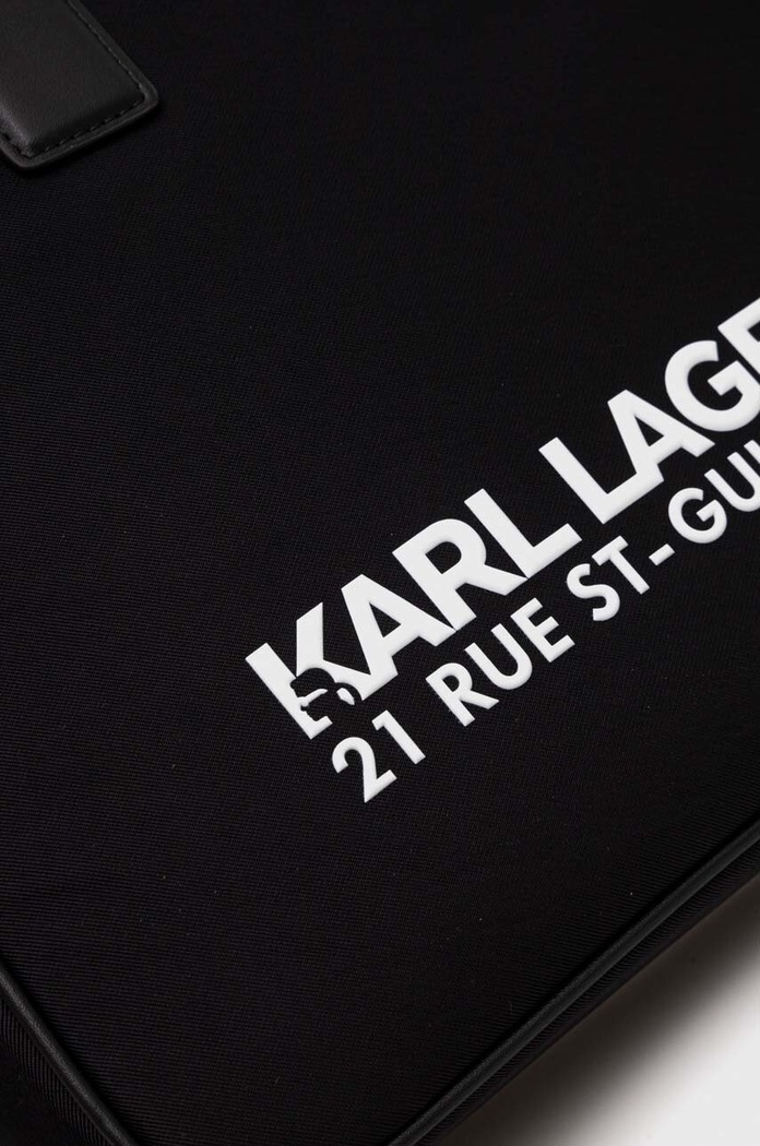 Karl Lagerfeld táska 36 x 28 x 7 cm fekete 241M3053